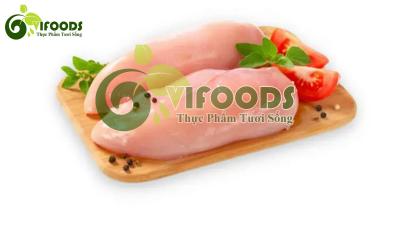 Phi lê gà không da